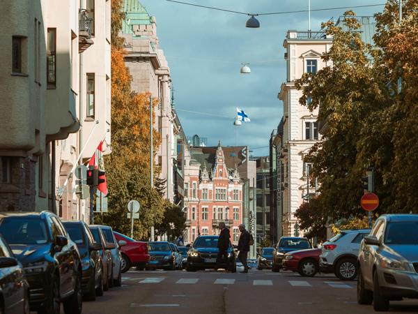 Cidade de Helsinque, um dos destinos de quem viaja para os países escandinavos no norte da Europa.