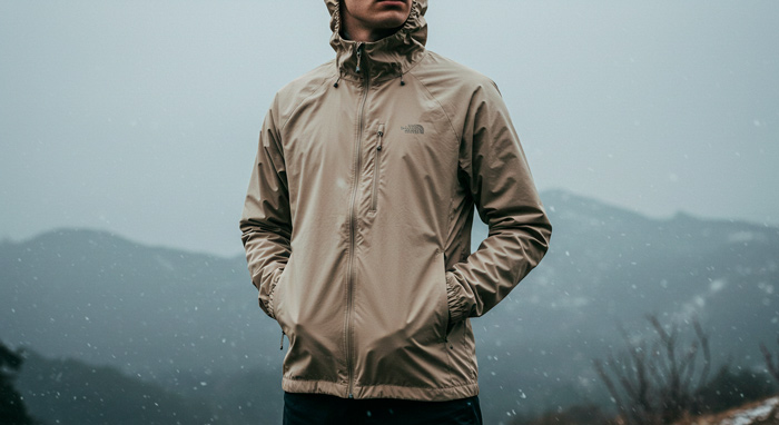 Jaqueta corta vento, peça ideal para terceira camada de roupas em locais frios.